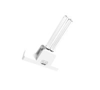 Homoyoyo Base de Chargement Double pour Manettes Switch avec Voyants Lumineux, Station de Recharge de Bureau Antidérapante, Chargeur Compatible Accessoires Switch, Blanc