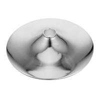 Homoyoyo Base Ronde en Alliage de Fer pour Fauteuil de Bureau et Chaise de Jeu, Stable et Polyvalente, Pied de Remplacement Argenté Adapté aux Tabourets et Sièges Pivotants