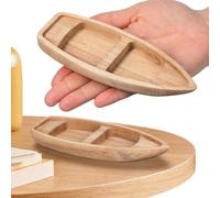 Homoyoyo Bateau en bois non peint modèle petit voilier décoration polyvalent bricolage bricolage décoration de table nautique pour la maison et le bureau