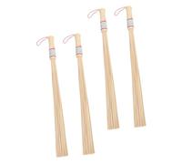 Homoyoyo Bâtons De Massage En Bambou 4 Pièces, Bâton De Gua Sha Ergonomique, Outil Manuel Pour Dos Et Corps, Thérapie Par Bois Traditionnelle, Portable Pour Détente Quotidienne