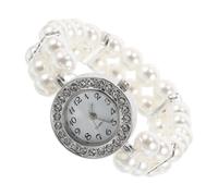Homoyoyo bijoux bracelet de perles montre minnowxy montée en or Les femmes regardent Réginald alliage blanche
