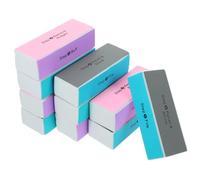 Homoyoyo Bloc de Polissage à Ongles 10Pcs Éponge de Polissage Multi-Fonctions Lime à Ongles Quatre Faces Couleur Aléatoire Outil DIY pour Artisans Utilisation Professionnelle Domicile