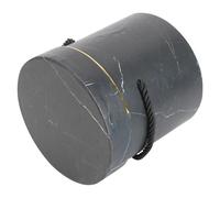 Homoyoyo Boîte à Chapeau Ronde Petite 13x13 Cm Noire en Papier Écologique Réutilisable pour Emballage Fleuriste et Présent Saint-valentin Anniversaire Fête des Mères