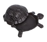 Homoyoyo Boîte à Clés Cachée en Fonte Forme Tortue Compartiment Secret pour Jardin Terrasse et Entrée Décoration Extérieure