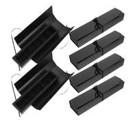 Homoyoyo Boîte à Truffes 6 Compartiments Noire 24X55X35 CM Coffret Présent Vide pour Chocolat Emballage de Macarons Boîte d'Emballage pour Bonbons Compacte et Élégante pour Offrir