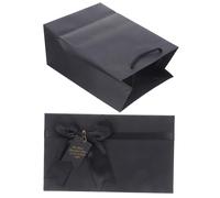 Homoyoyo Boîte Cadeau Noire Premium avec à Main Coffret Cadeau Mariage Anniversaire Saint Valentin pour Bijoux et Petits Accessoires