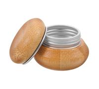 Homoyoyo Boîte Cosmétique de Voyage avec Couvercle à Vis Pot Rechargeable Étanche et Opaque Mini Contenant Portable pour Crème et Cosmétiques Protection Lumière et Design
