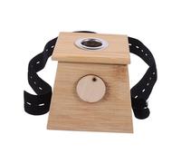 Homoyoyo Boîte De Moxibustion Portable En Bambou, 1 Trou, Boîte Chauffante Anti-brûlure, Contrôle Température, Outil De Moxibustion Pour Soin Corporel à Domicile, Léger Et Pratique, Usage Bien-