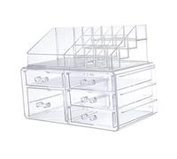 Homoyoyo Boîte de Rangement Cosmétique Acrylique Multi pour Maquillage et Bijoux Organisateur de Bureau pour Lipsticks et Accessoires de Beauté