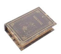 Homoyoyo Boîte de Rangement Forme Vintage Faux Ancien Décoratif pour Bijoux et Souvenirs Modèle Décoratif Chic pour Bureau et Maison Grand Format