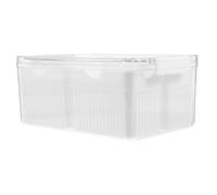 Homoyoyo Boîte De Rangement Pour Aliments Avec Compartiments Organisateur De Condiments Pour Réfrigérateur Conteneur Étanche Et Pour Épices Sauces Et Ingrédients Design Moderne à