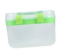 Homoyoyo Boîte de Rangement pour Cosmétiques et Médicaments Plastique Double Couche Portable avec Poignée Dimensions Couleur Couleur Couleur