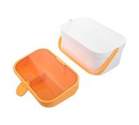 Homoyoyo Boîte De Rangement pour Médicaments à Capacité Importante Compartiment Double Couche Conteneur Transparent avec Poignée pour Maison Et Voyages