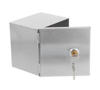 Homoyoyo Boîte de verrouillage pour prise type étanche avec clé Boîtier en acier inoxydable durable pour prises extérieures Protection sécurisée pour connexions électriques