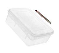 Homoyoyo Boîte Incubateur Reptile Compartiments Transparente pour Œufs de Lézards Serpents Tortues Boîte de Reproduction Professionnelle pour Reptiles avec Thermomètre Intégré