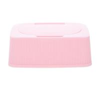 Homoyoyo Boîte Lingettes Portable Rose avec Couvercle Flip Anti-poussière Distributeur Rechargeable pour Lingettes Humides et Cotons Rangement Compact pour Garçon Fille Voyage et Salle de