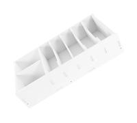 Homoyoyo Boîte Monnaie Portable avec Compartiments Organiseur de Bureau pour Billets Rangement pour Caisse Monnaie et Documents