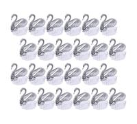 Homoyoyo Boîtes à Bonbons Acrylique Forme Cygne Argenté 24Pcs 7.5X7.5X3.8Cm, Coffrets de Mariage et Décoration pour Anniversaires et Fêtes