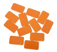 Homoyoyo Boîtes de Gloss à Lèvres en Fer-blanc avec Couvercle Coulissant, 12 Pièces, Format 60 X 34 X 11 Mm, Couleur Orange, Mini Boîtes Plates pour Emballage et Rangement à