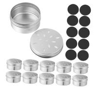 Homoyoyo Boîtes Magnétiques de Dressage pour Chiens Conteneurs Aluminium avec Autocollants Souples pour Entraînement Au Nez Compactes et Durables Accessoires pour Formation Canine