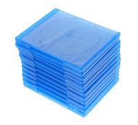 Homoyoyo Boîtier CD en Plastique Transparent Semi-Transparent pour DVD, Lot de 12, Rangement Disque pour Collectionneur, Protection Rayures, Usage Domestique Et Cinéma