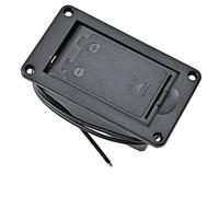 Homoyoyo Boîtier de Batterie Plastique pour Guitare Basse Compartiment Remplacement et pour Pickup Électrique