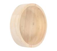 Homoyoyo Bol Bois pour Nourriture de Hamster Écuelle et Facile à Nettoyer Bol Alimentaire pour Petits Animaux comme Cochons Écureuils et Lapins Chêne Naturel