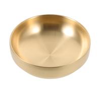 Homoyoyo Bol Coréen Acier Inoxydable Doré Pour Nouilles Et Soupe Bol Mixte Maison Résistant Et Facile à Nettoyer Usage Multi-usages Design Élégant Et Pratique