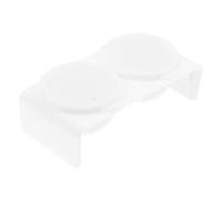 Homoyoyo Bol Double pour Nail Art avec Couvercle Anti-Évaporation Compartiments pour Monomère et Eau Nettoyante Accessoire Manucure Précis pour Ongles Naturels et Acryliques Outil