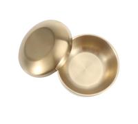 Homoyoyo Bol en Acier Inoxydable Inox Doré à Double Paroi avec Couvercle Bol Isotherme Anti-brûlure pour Repas et Goûters la Maison Restauration