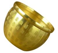 Homoyoyo Bol Feng Shui Cuivre Bassin Fortune Chinois Décoratif pour Bureau Bol Au Trésor Chance et Richesse Ornement Pratique et Élégant