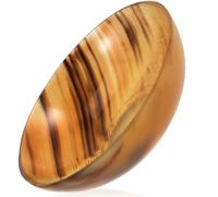 Homoyoyo Bol Multifonction en Corne de Bœuf Naturel Vert Petit Bol à Sauce Thé pour Maison la Cuisine et Barbecue pour Assaisonnement Récipient Sain Solide