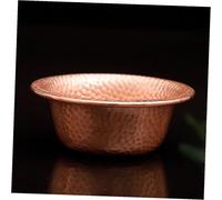 Homoyoyo Bol Offrande Cuivre Tibétain Coupe à Eau pour Culte Bouddhiste Accessoire de Cérémonie Pratique