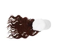 Homoyoyo Bonnet Perruque Casquette Avec Cheveux Pour Femme Perruques De Capuchon Casquette De Baseball Avec Extensions De Cheveux Fil Haute Température Brun