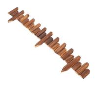 Homoyoyo Bordure de Jardin Bois Anticorrosion pour Pelouse et Potager Clôture Décorative Extérieure pour Cour Balcon et Massif Finition Lisse et Réutilisable Style Champêtre Naturel