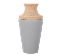 Homoyoyo Bouchon de Bouteille Bois et Silicone Scellant Étanche Anti-poussière Réutilisable Bouchon de Vin pour Cave et Usage Familial