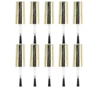 Homoyoyo Bouchons pour Flacons de Vernis à Ongles Pinceau de Remplacement, Lot de 10 Pièces, Fourniture Manucure pour Usage en Salon, Capacité 7-8 Ml