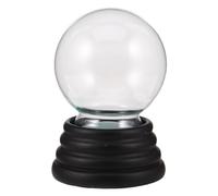 Homoyoyo Boule à Neige à Remplir 55Mm avec Socle en Résine Transparent Épais - Kit de Décoration de Noël DIY Mini Boule à Eau Festive Stable pour Création Personnalisée et Souvenir Unique