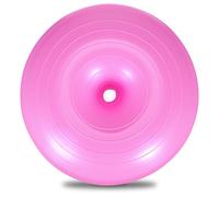 Homoyoyo Boule de Yoga Donut 50cm en PVC Rose, Modèle Anti-éclatement