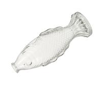 Homoyoyo Bouteille De Dérive en Verre Transparent 200 ML Bouchon en Liège, Contenant Parfum Décoratif, Vase Poisson Original pour Maison Bureau, Lot De 2 Bouteilles à Souhaits