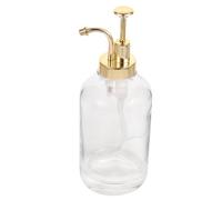 Homoyoyo Bouteille Verre avec Pompe pour Lotion Distributeur Réutilisable de Sirop Design Élégant et Pratique pour Cuisine et Salle de Bain