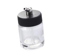 Homoyoyo Bouteilles D’aérographe En Verre 22 Cc Bouchons Pour Peinture Modèle, Accessoires Professionnels Peinture Airbrush, Usage Modélisme, Couleur Transparente, Compatible Siphon, Usage Atelier