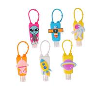 Homoyoyo Bouteilles De Voyage De Dessin 6 Pcs 30 Ml Étanches Crochet Silicone Pour Main Lavante Voyage Garçon Et Filles