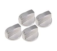 Homoyoyo Bouton de Commande de Cuisinière à Gaz Ensemble de 4 Boutons de Cuisinière à Gaz Bouton en Métal Facile à Installer pour à