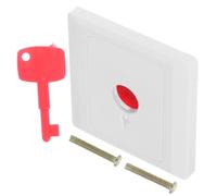 Homoyoyo Bouton D'urgence Manuel e Réinitialisation en Abs, Alarme Précoce et Réutilisable pour Appel D'urgence Industriel Sécurisé