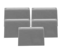 Homoyoyo Boutons de Fader de Mixage Noirs en Caoutchouc Lot de 5 pour Console de Mixage Trou Intérieur 4 MM, Adaptés aux Curseurs Droits pour Remplacement et Usage Professionnel