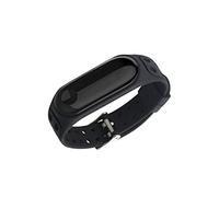 Homoyoyo Bracelet De Remplacement En Silicone Compatible Pour Mi Band 3 Et Mi Band 4 - Bracelet Doux Et Confortable - Noir Et Couleur Mixte