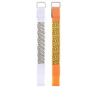 Homoyoyo Brassards Lumineux LED et Sécurité Assurée Modes Clignotants Multiples en Nylon Orange Lot de 2 Visibilité Optimale pour Course Nocturne et Activités de Plein Air