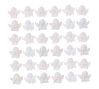 Homoyoyo Breloques en Résine Ange 60 Pcs pour Coque Téléphone DIY Décoration Artisanale Blanc Petit Format Créatif