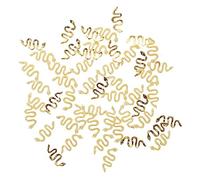 Homoyoyo Breloques pour Ongles Serpent 3d Rétro 50 Pièces Alliage Métallique Doré Décoration Nail Art Accessoires DIY